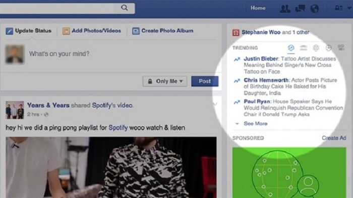 Facebook`s `trending topics` spark debate and distrust